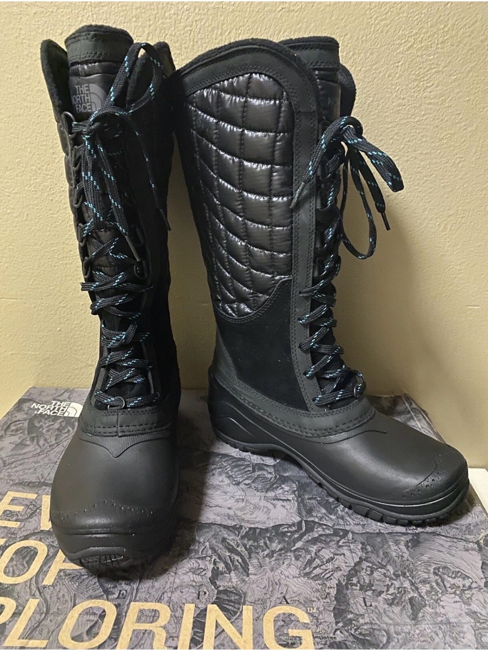 The North Face ThermoBall Utility Tall Quilted Boots Size US 7.5 UK 5.5 EU 38.5